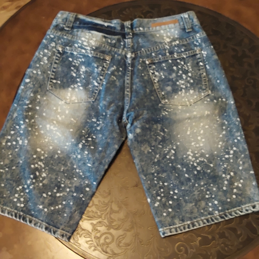 Men's shorts blue jeans